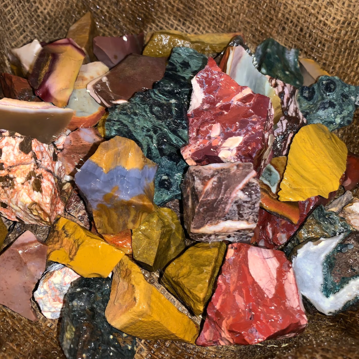 Mixed Jasper Rough (By the Pound)
