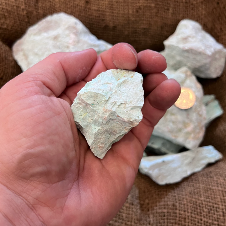 Natural WHITE Turquoise Rough