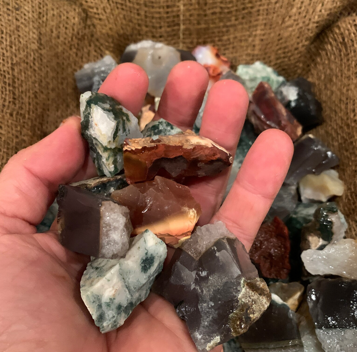 Mixed Agate Rough (By the Pound)