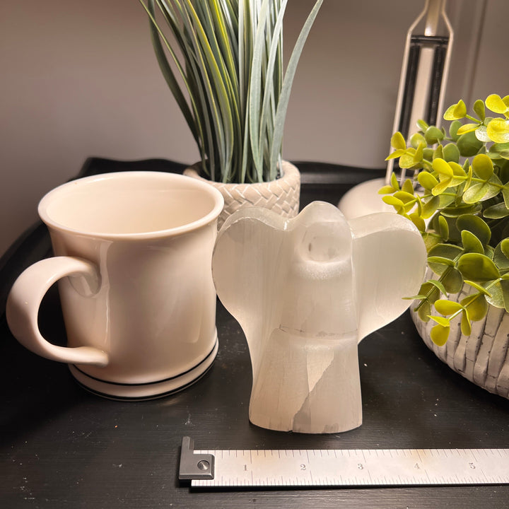 Selenite Angel (White)