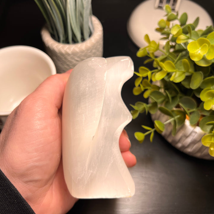 Selenite Angel (White)
