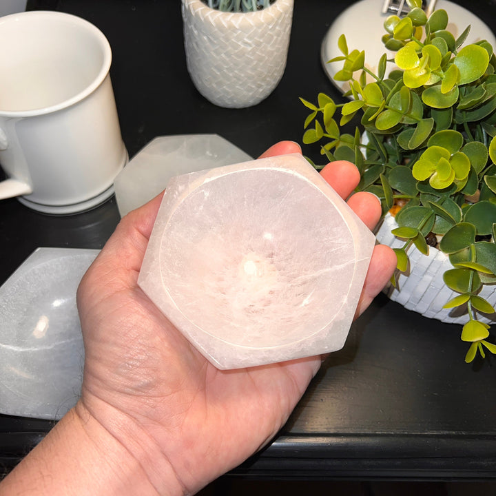 6 Sided Selenite Bowl