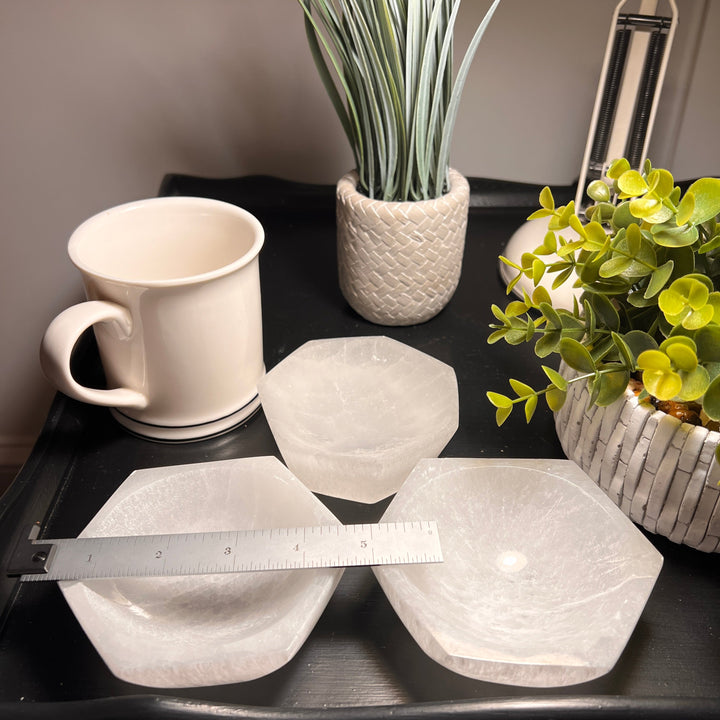 6 Sided Selenite Bowl