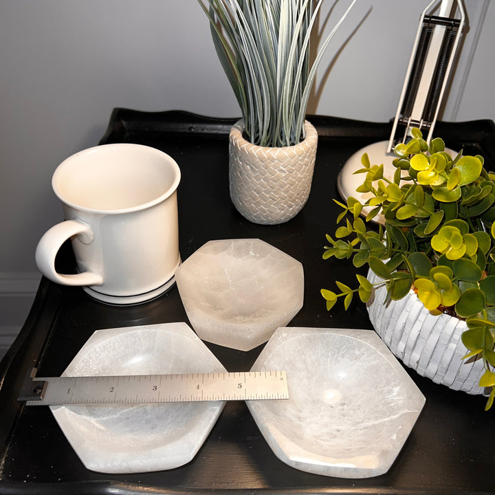 6 Sided Selenite Bowl