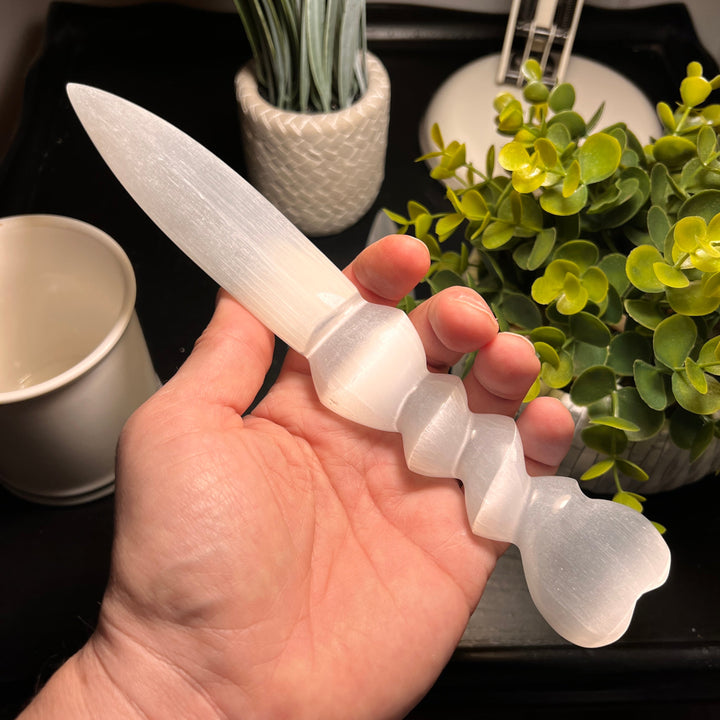 Selenite Heart Sword (9 - 10 inches)