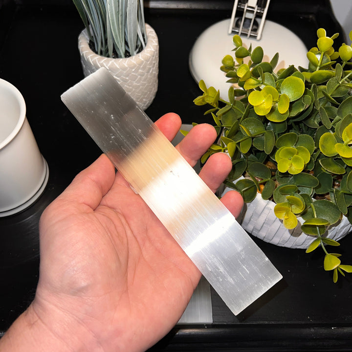 Selenite 8 inch Charging Bar