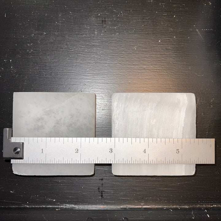 Selenite Square Charging Plate (2.5 inches)