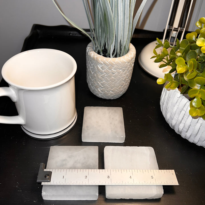 Selenite Square Charging Plate (2.5 inches)