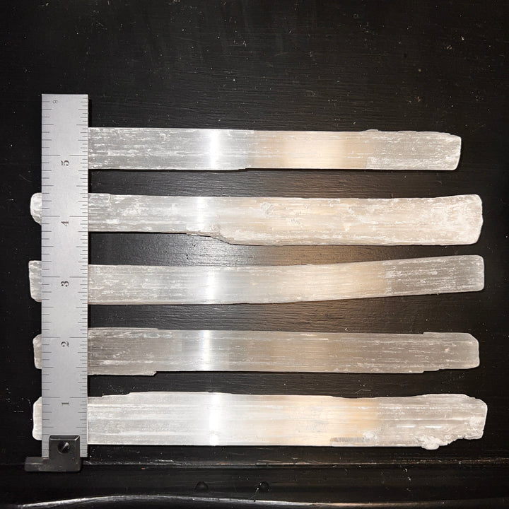 Selenite Rough Sticks (8 inch)