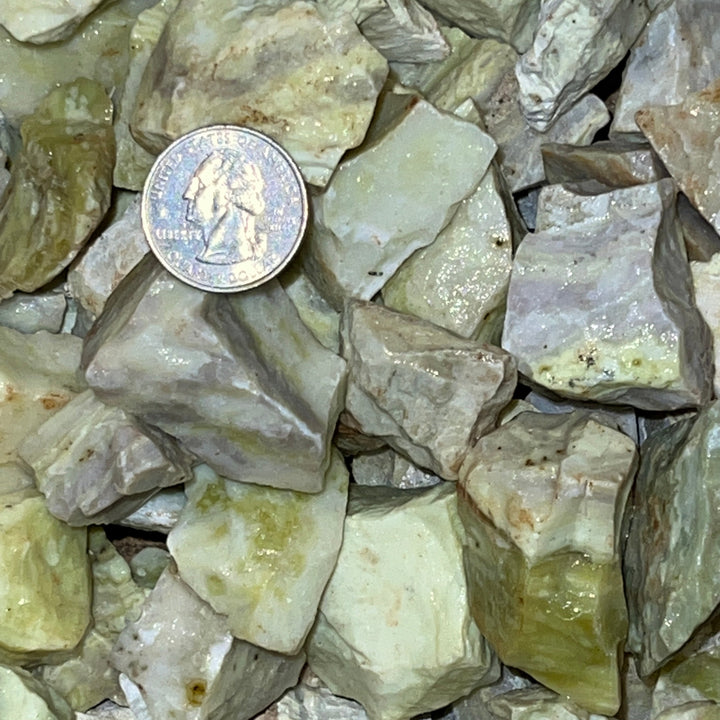 Yellow Serpentine Rough (By the Pound)