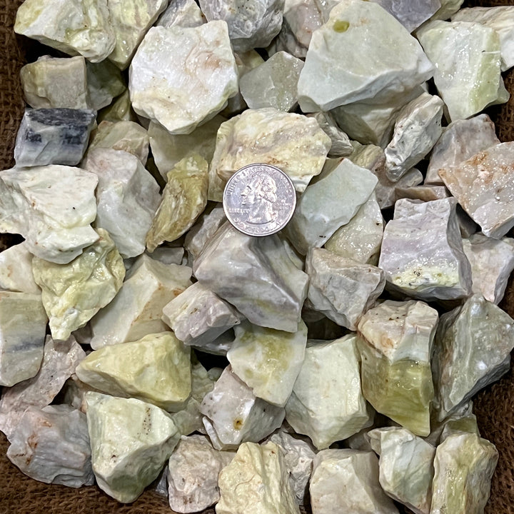 Yellow Serpentine Rough (By the Pound)