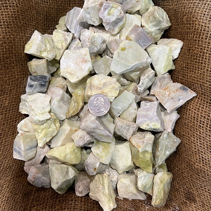 Yellow Serpentine Rough (By the Pound)