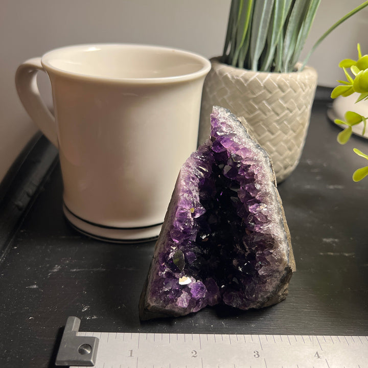 Amethyst Cut Base Size 1 (.50 - .80 lbs) Amethyst Druze Geode *Home Decor*