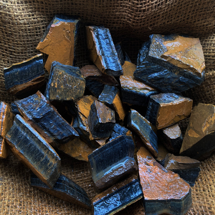 Blue Tiger Eye Rough (By the Pound)