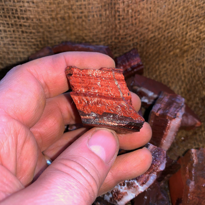 Red Tiger Eye Rough (By the Pound)