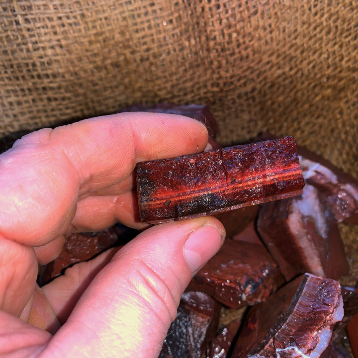 Red Tiger Eye Rough (By the Pound)