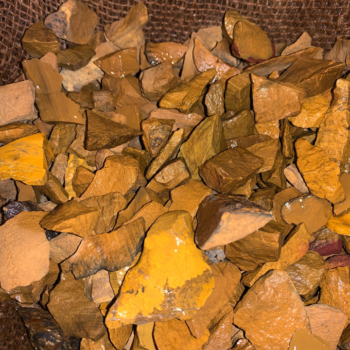 Small Yellow Jasper Rough (By the Pound)