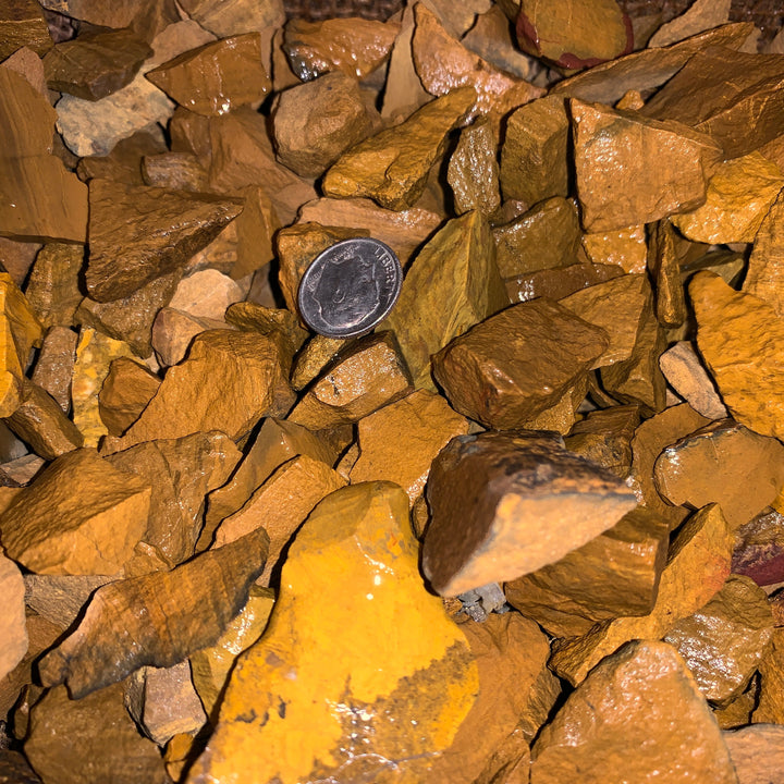 Small Yellow Jasper Rough (By the Pound)