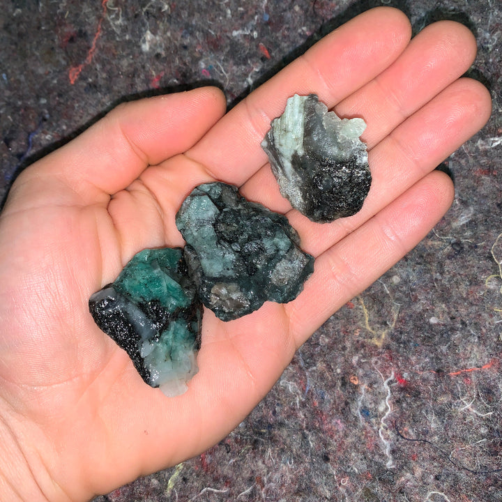 Charged Emerald Single Stone