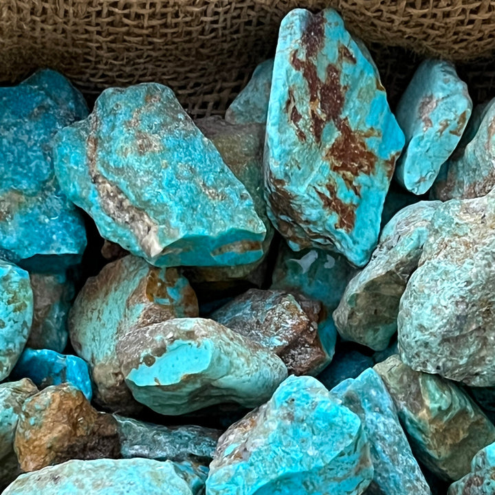Turquoise Kingman, Arizona Rough - High End (1/2 lb)