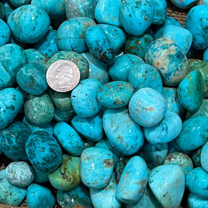 Tumbled Natural Turquoise - 1/2 LB