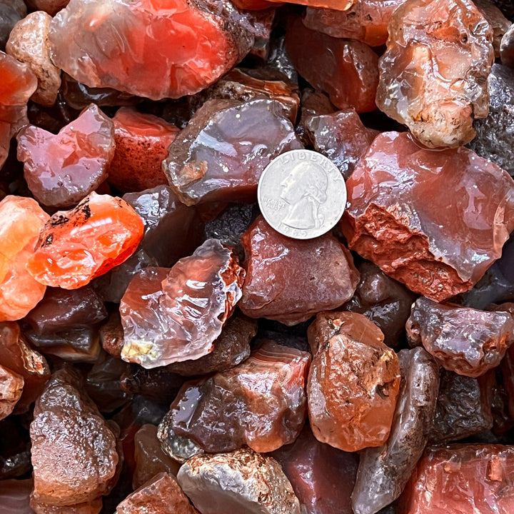 Indian Carnelian Rough (By the Pound)