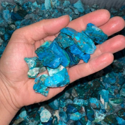 Small Chrysocolla Turquoise Rough (By the Pound)