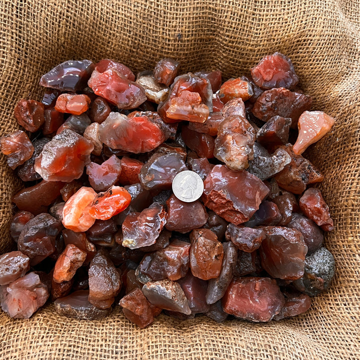 Indian Carnelian Rough (By the Pound)