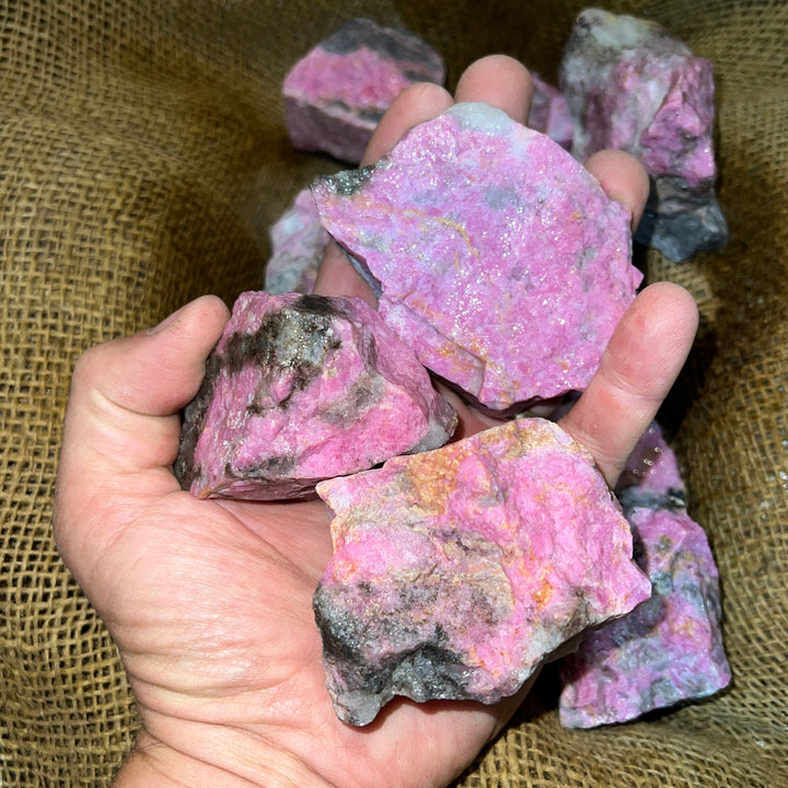 Pink Rhodonite High End Rough (Large Size)