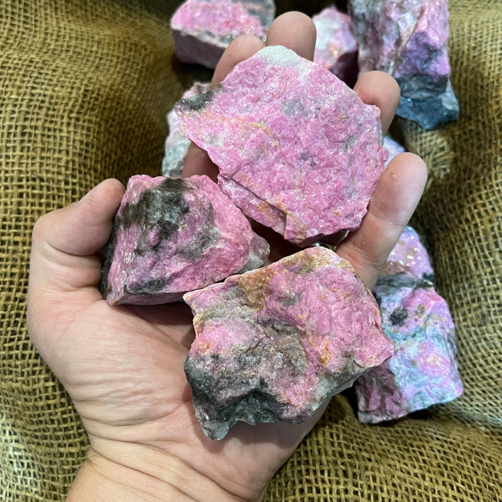 Pink Rhodonite High End Rough (Large Size)