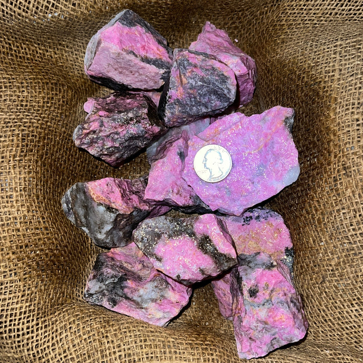 Pink Rhodonite High End Rough (Large Size)