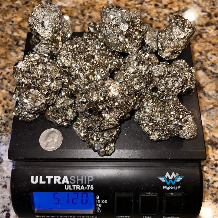 PYRITE Rough (Mixed Sizes) - 5 POUND LOT