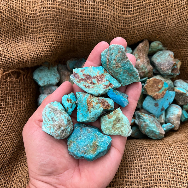 Turquoise Kingman, Arizona Rough - High End (1/2 lb)