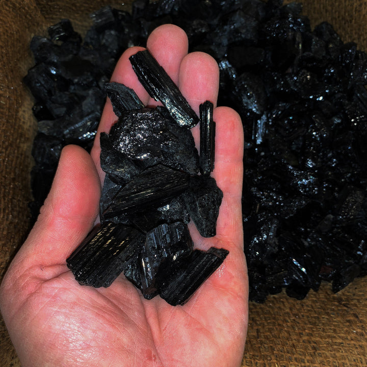 Small Black Tourmaline Rough (By the Pound)
