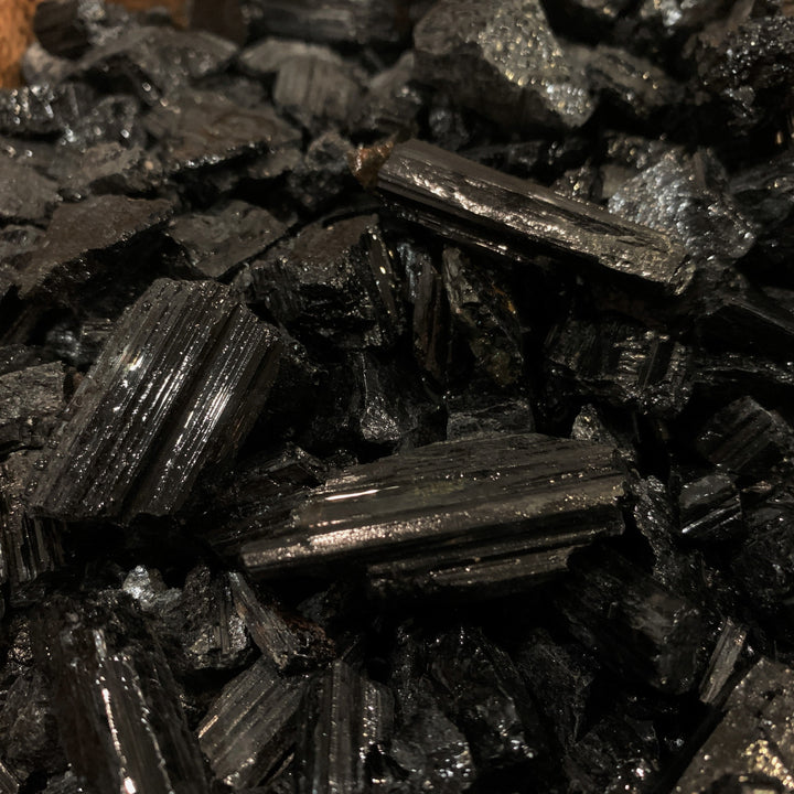 Small Black Tourmaline Rough (By the Pound)