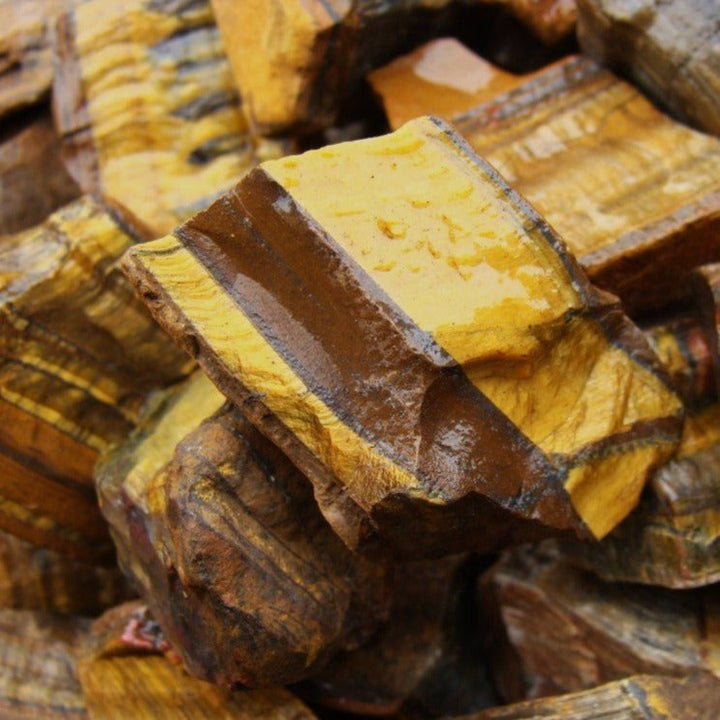 Gold Tiger Eye Rough (By the Pound)