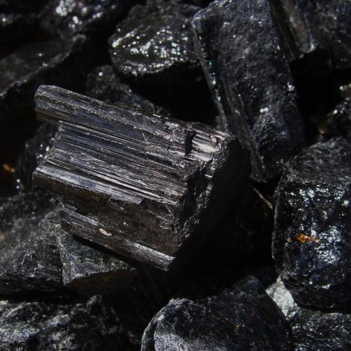 Black Tourmaline Rough (By the Pound)