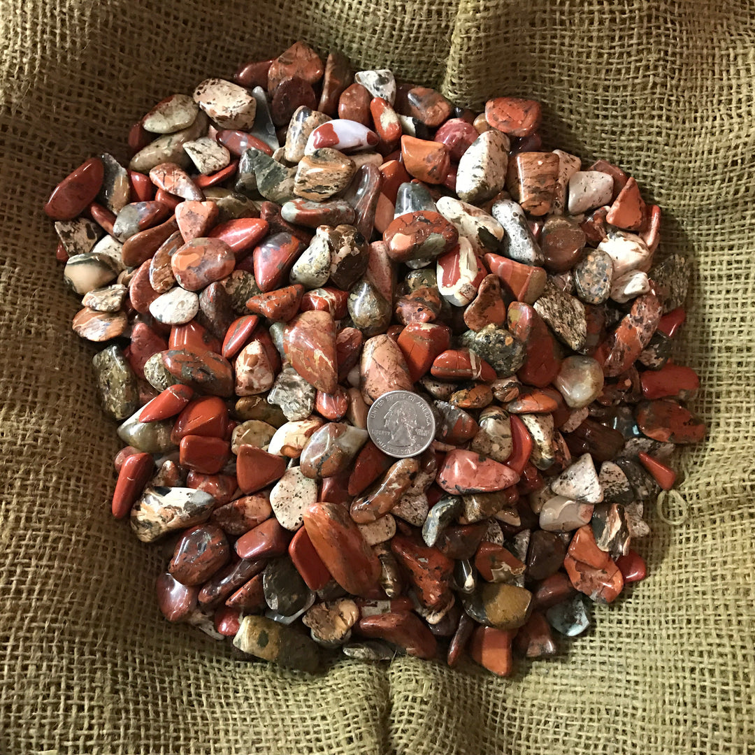 Polished Brecciated Jasper - 1/2 LB