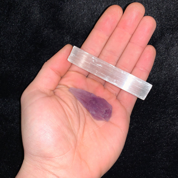 Charged Small Amethyst Points Single Stone