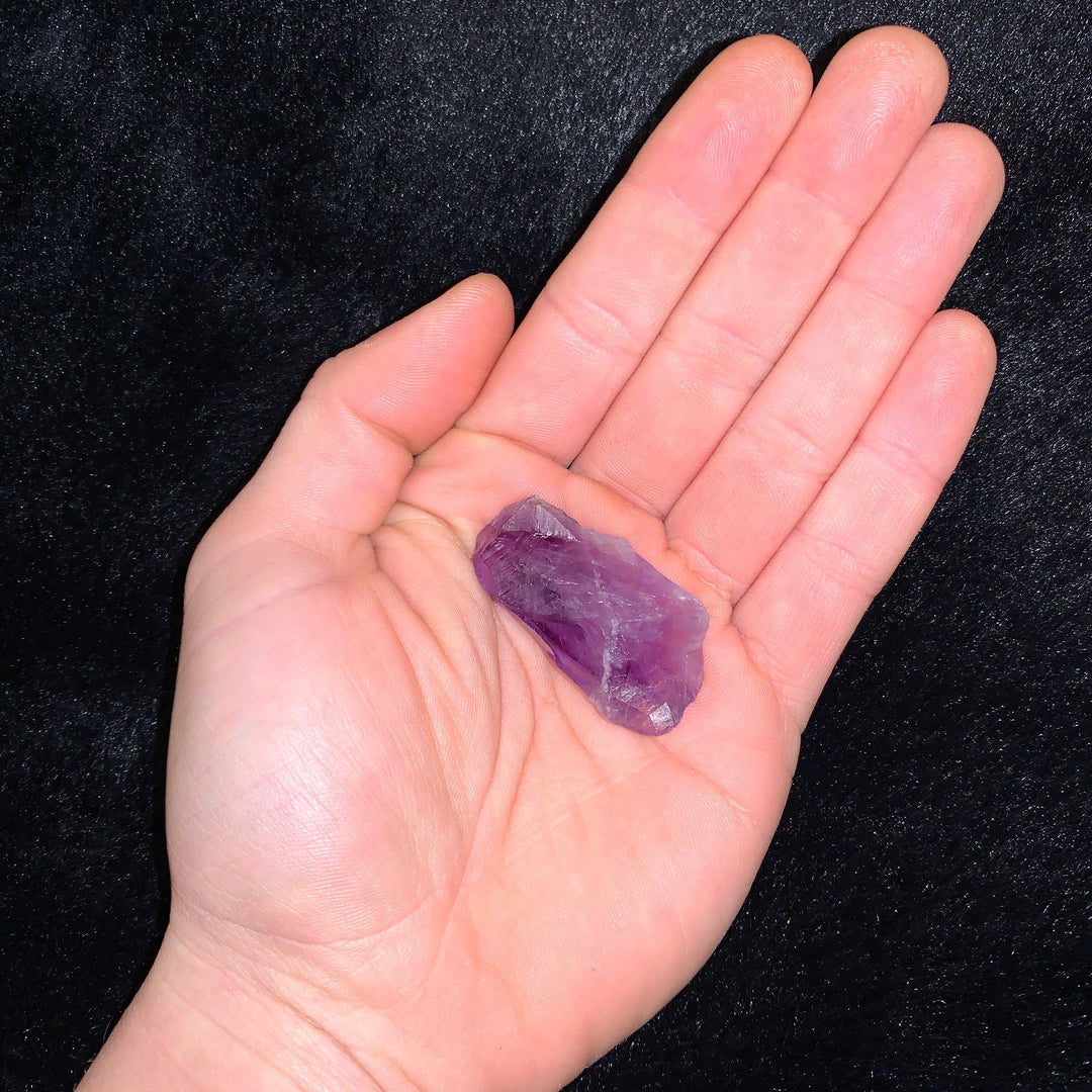 Charged Small Amethyst Points Single Stone