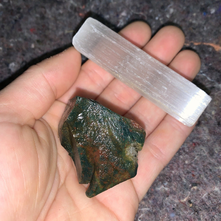 Charged Bloodstone Single Stone