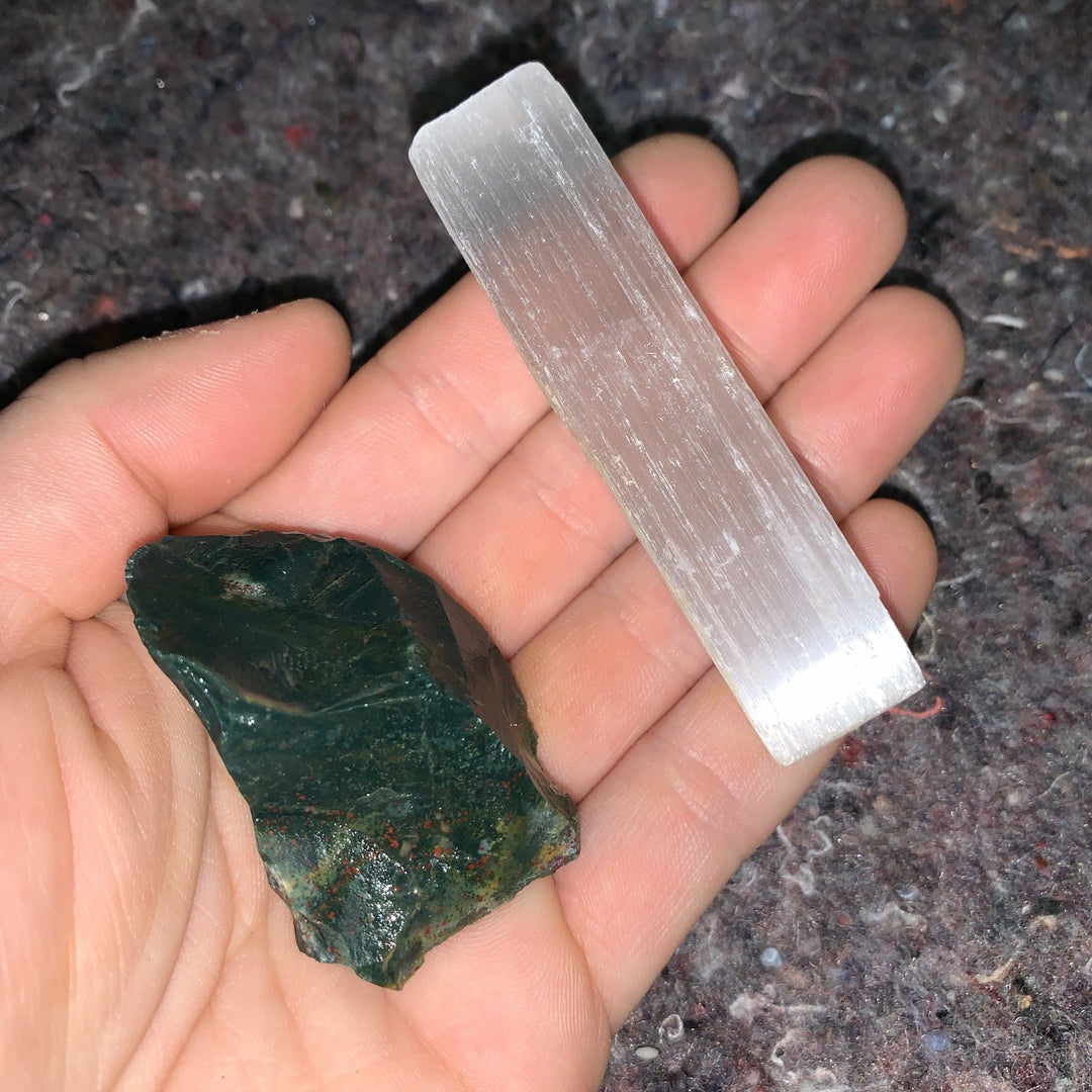 Charged Bloodstone Single Stone