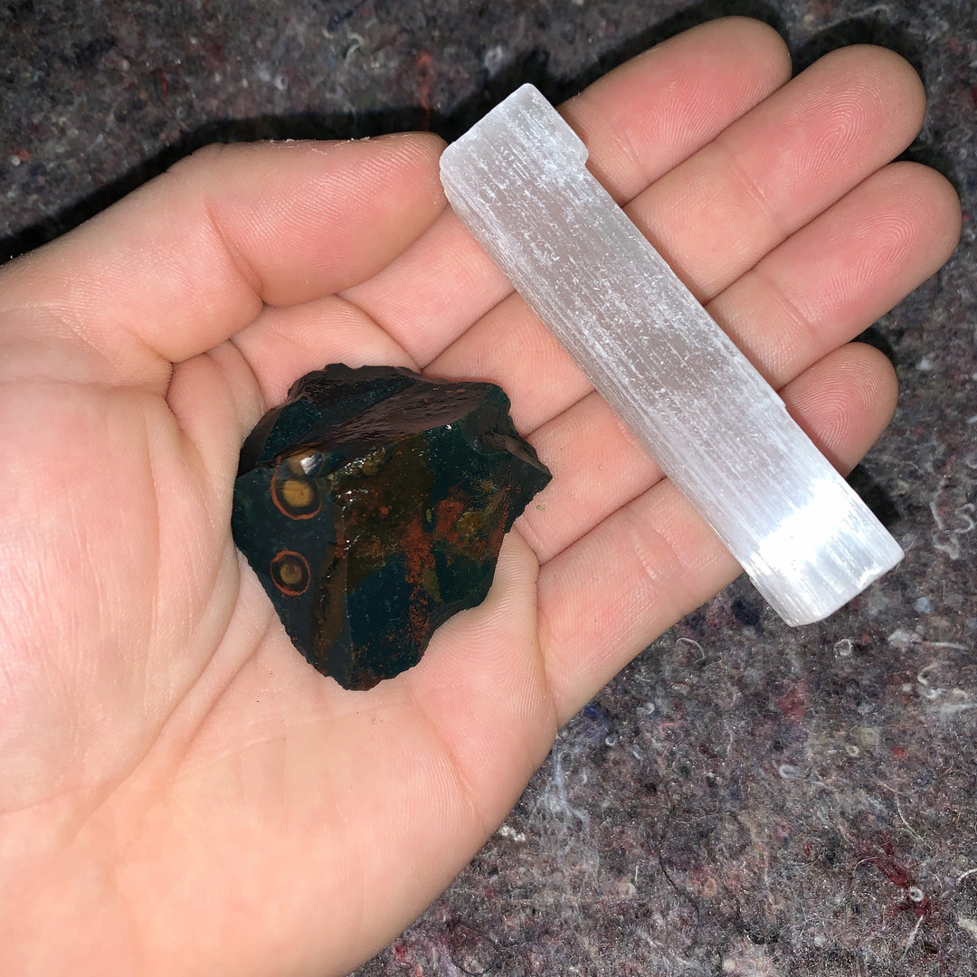 Charged Bloodstone Single Stone