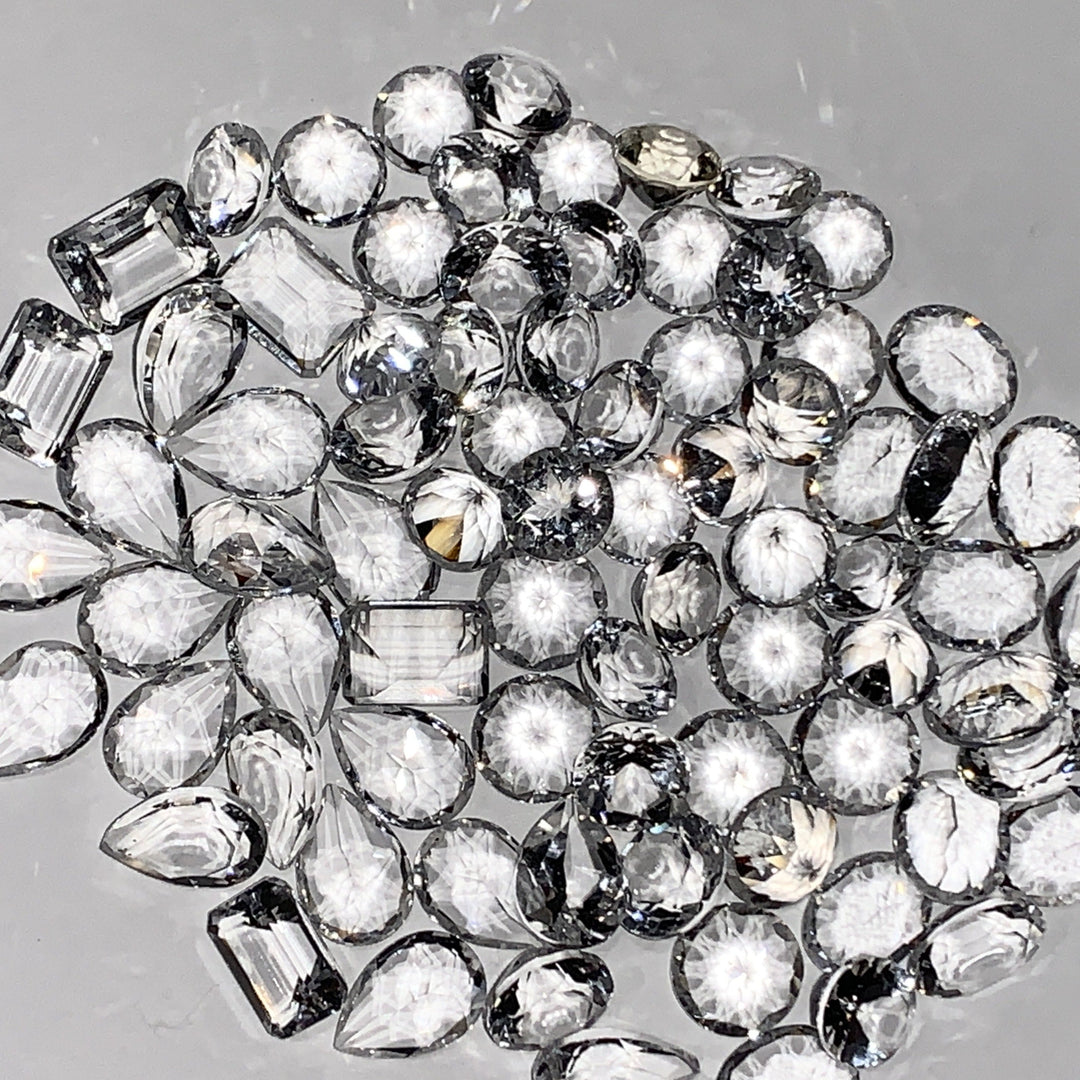 Faceted Clear Quartz - Mixed Sizes (10 Carat Lot)