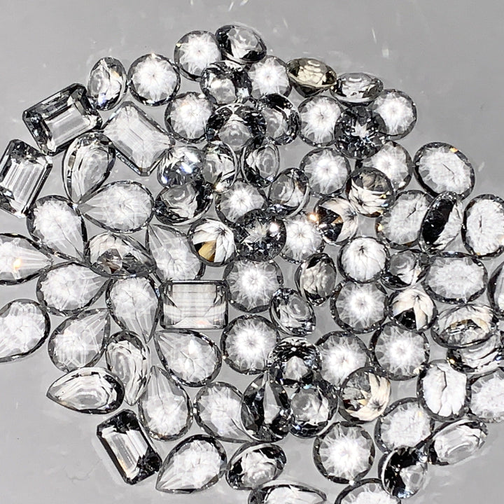 Faceted Clear Quartz - Mixed Sizes (10 Carat Lot)
