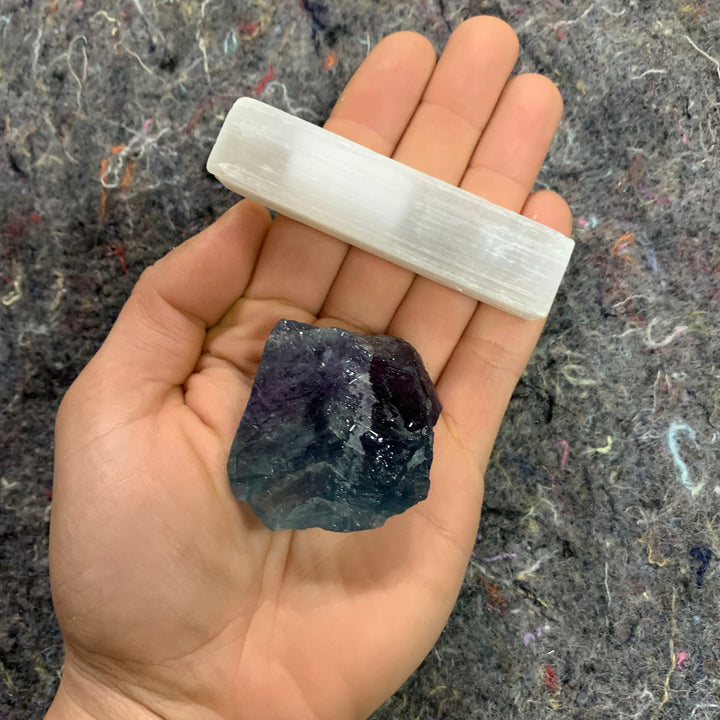 Charged Fluorite Single Stone