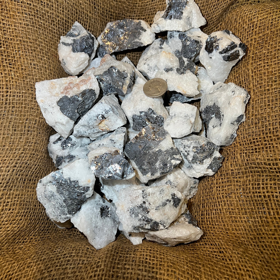 Galena/Quartz Rough (By the Pound)