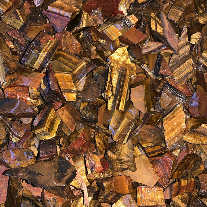 Small Gold Tiger Eye Rough (By the Pound)