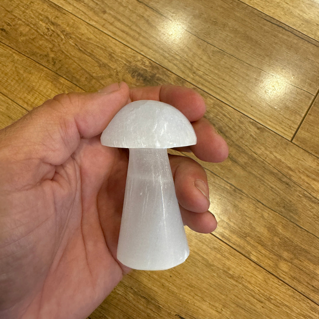 Selenite White Mushroom