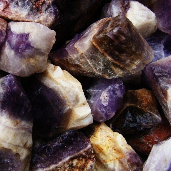 Banded Amethyst Rough (By the Pound)
